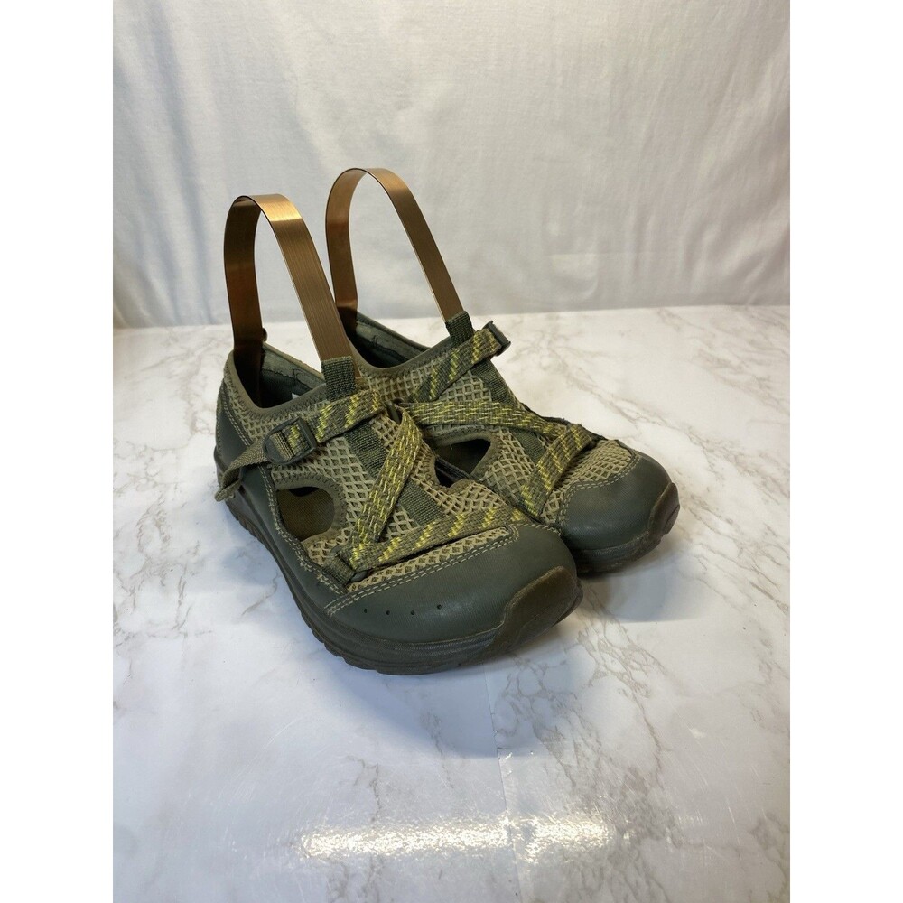 Chaco Women's Odyssey Sport Shoe Size 5 Slip On Sandal Olive Green Outdoor Hike